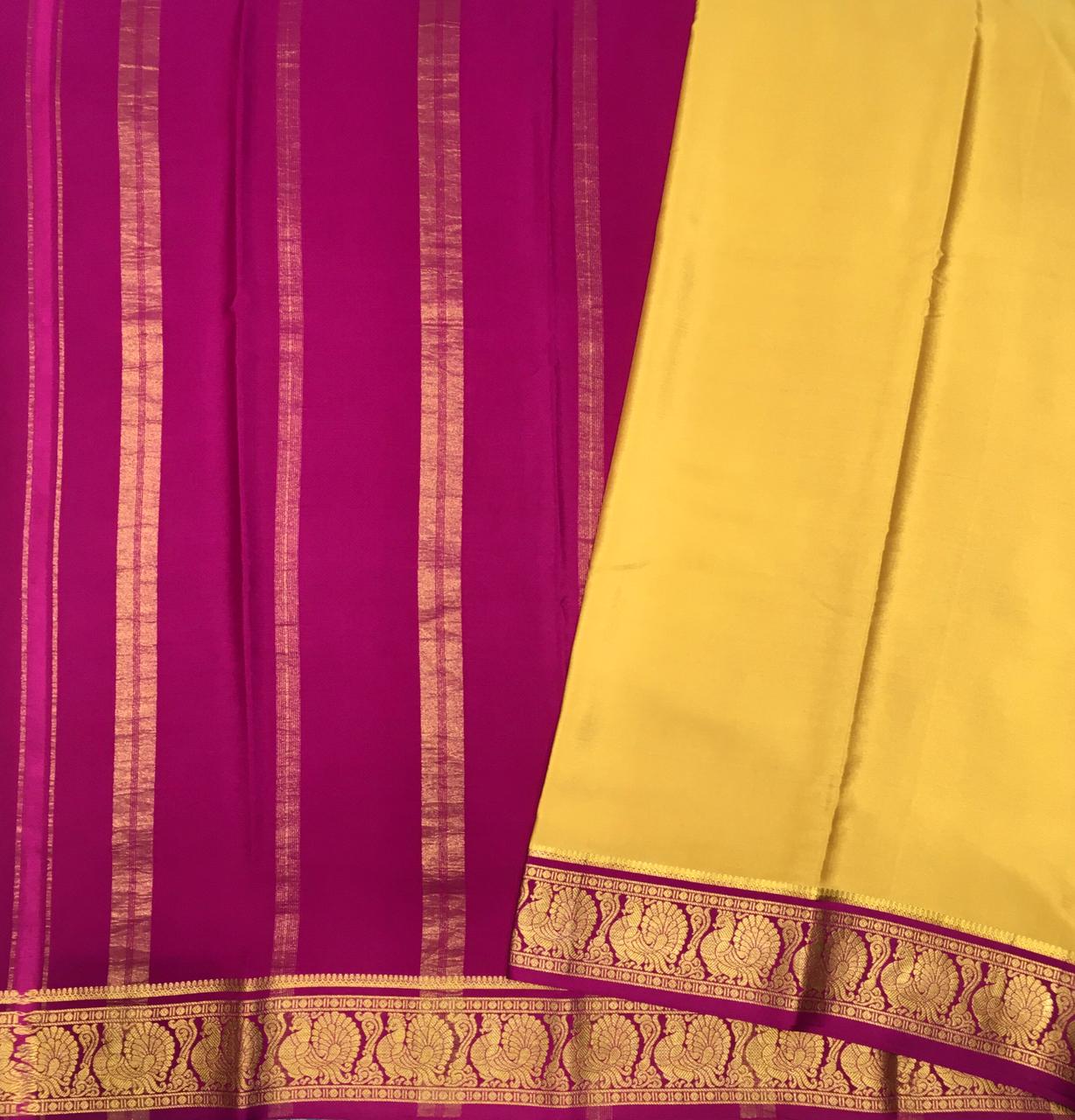 Pure Mysore crepe saree (Product code: 3582)