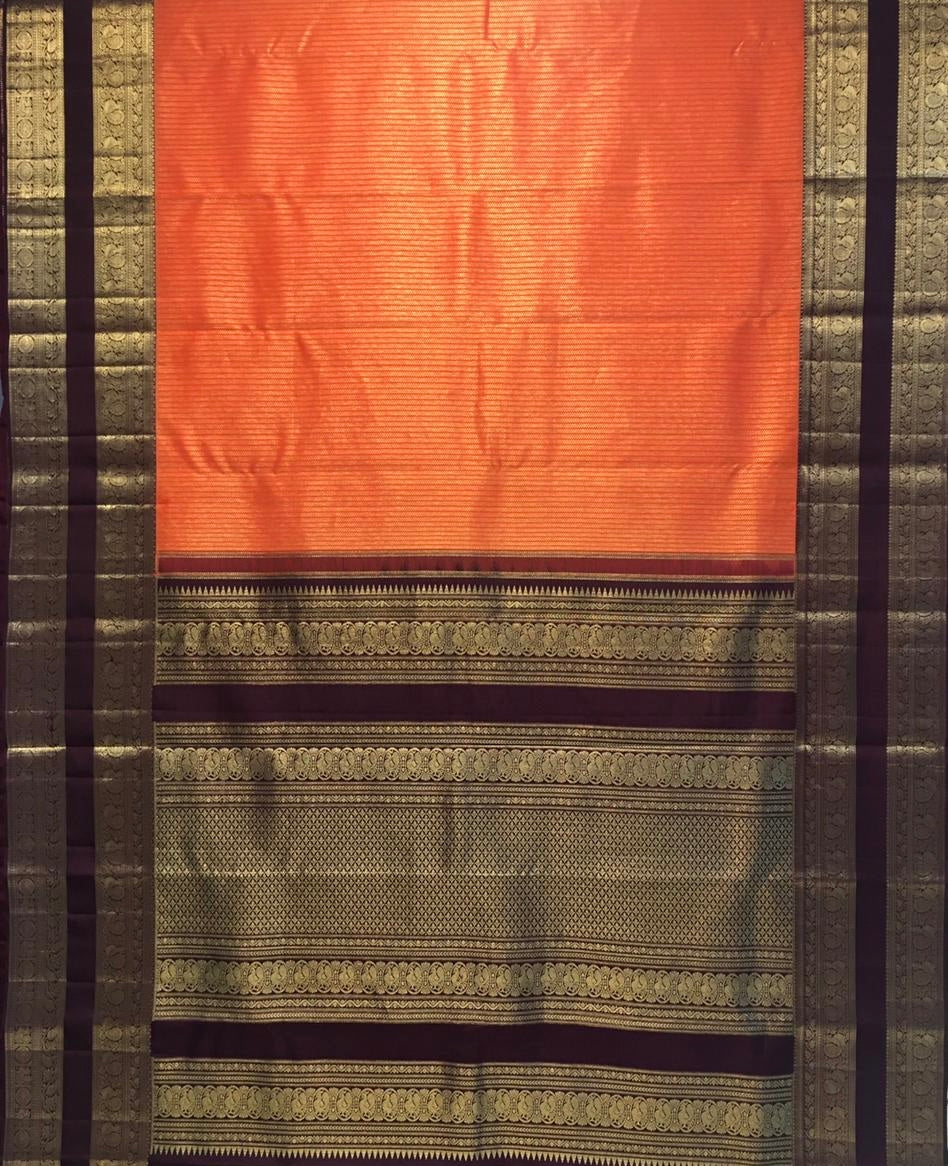Pure Kanjivaram Bridal Silk Saree (Product Code: 4589)