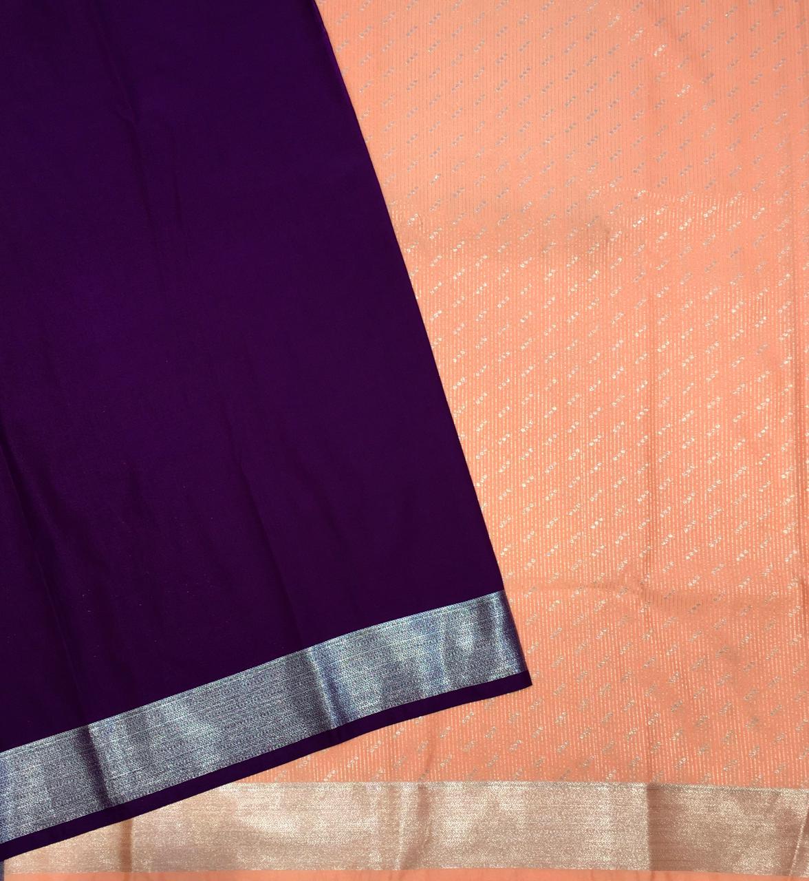 Semi Kanjivaram Saree (Product Code:1555)