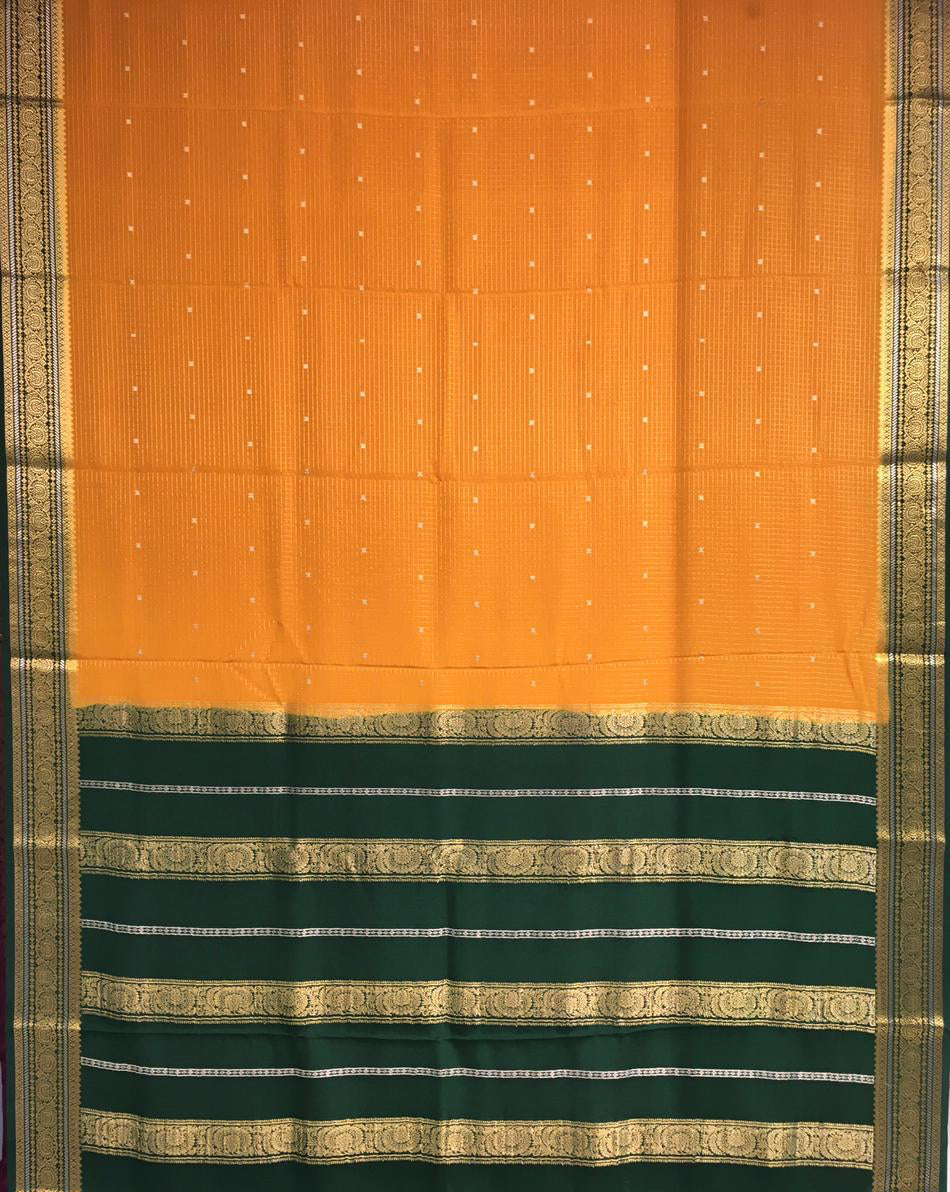 Pure Mysore Crepe Saree (Product Code: 4416-04)