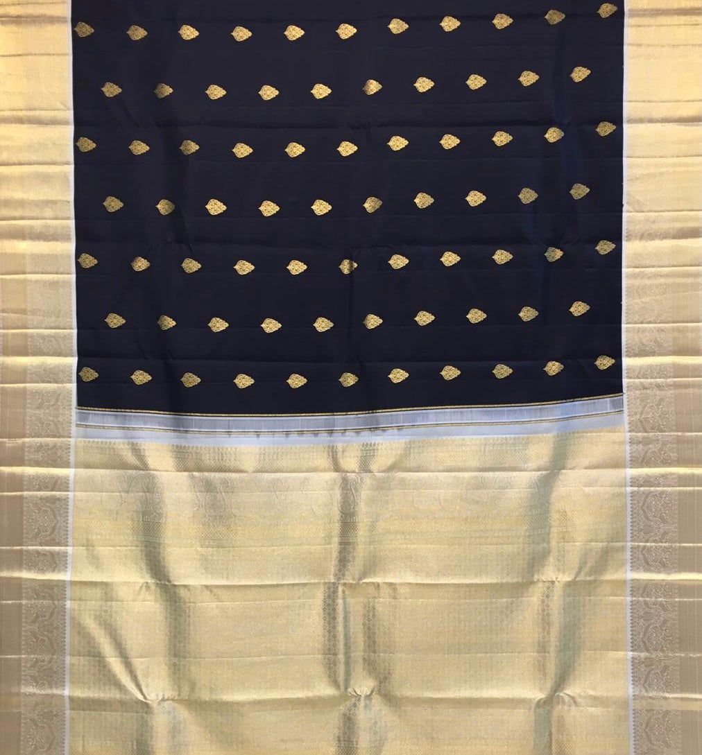 Pure Korvai Kanjivaram Silk Saree (Product Code: 3367)