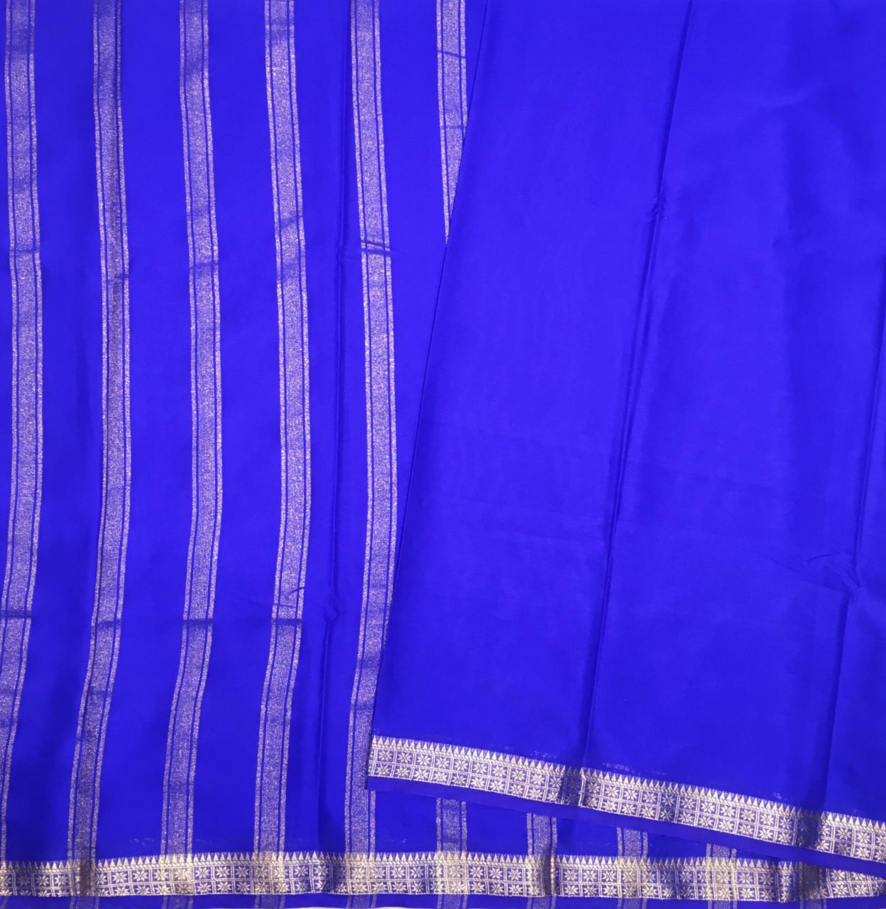 Semi Mysore crepe saree (product code:4091-01)