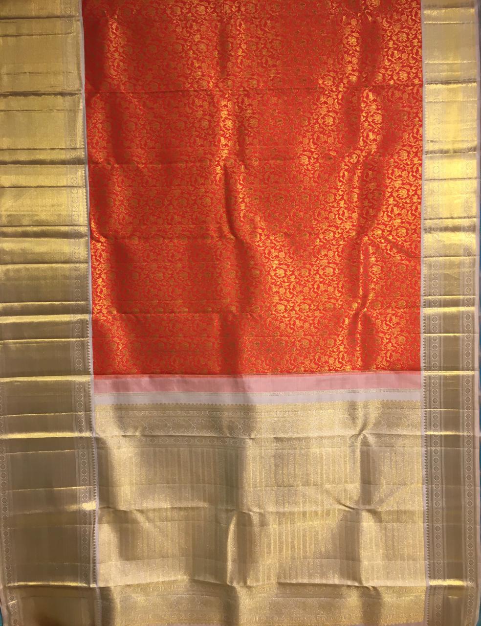 Pure Kanjivaram Bridal Silk Saree (Product Code: 3055)