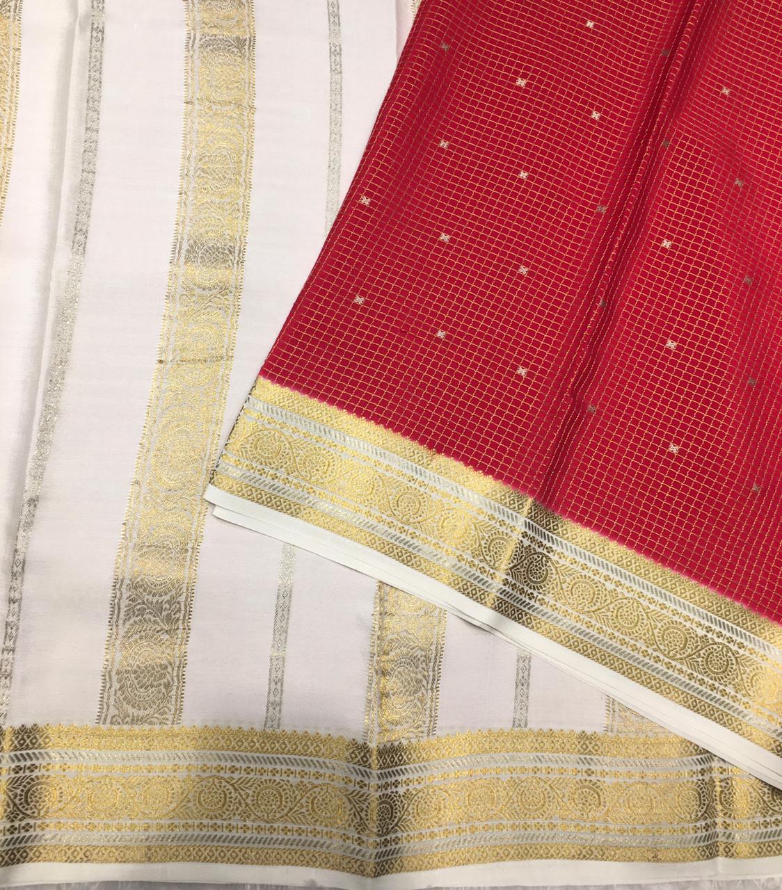 Pure Mysore Crepe Saree (Product Code: 4416-03)