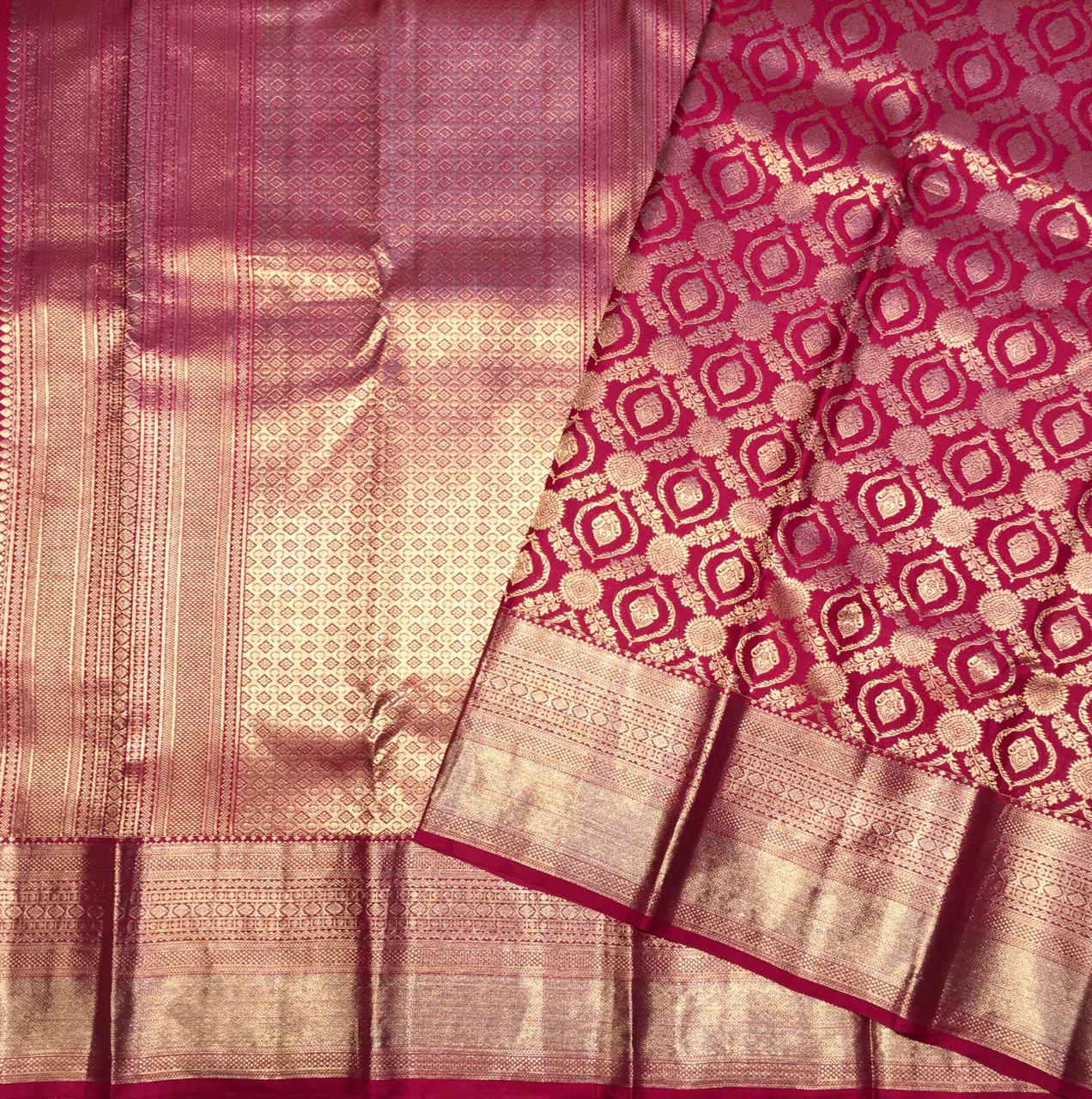 Pure Kanjivaram Bridal Silk Saree (Product Code: 4282)