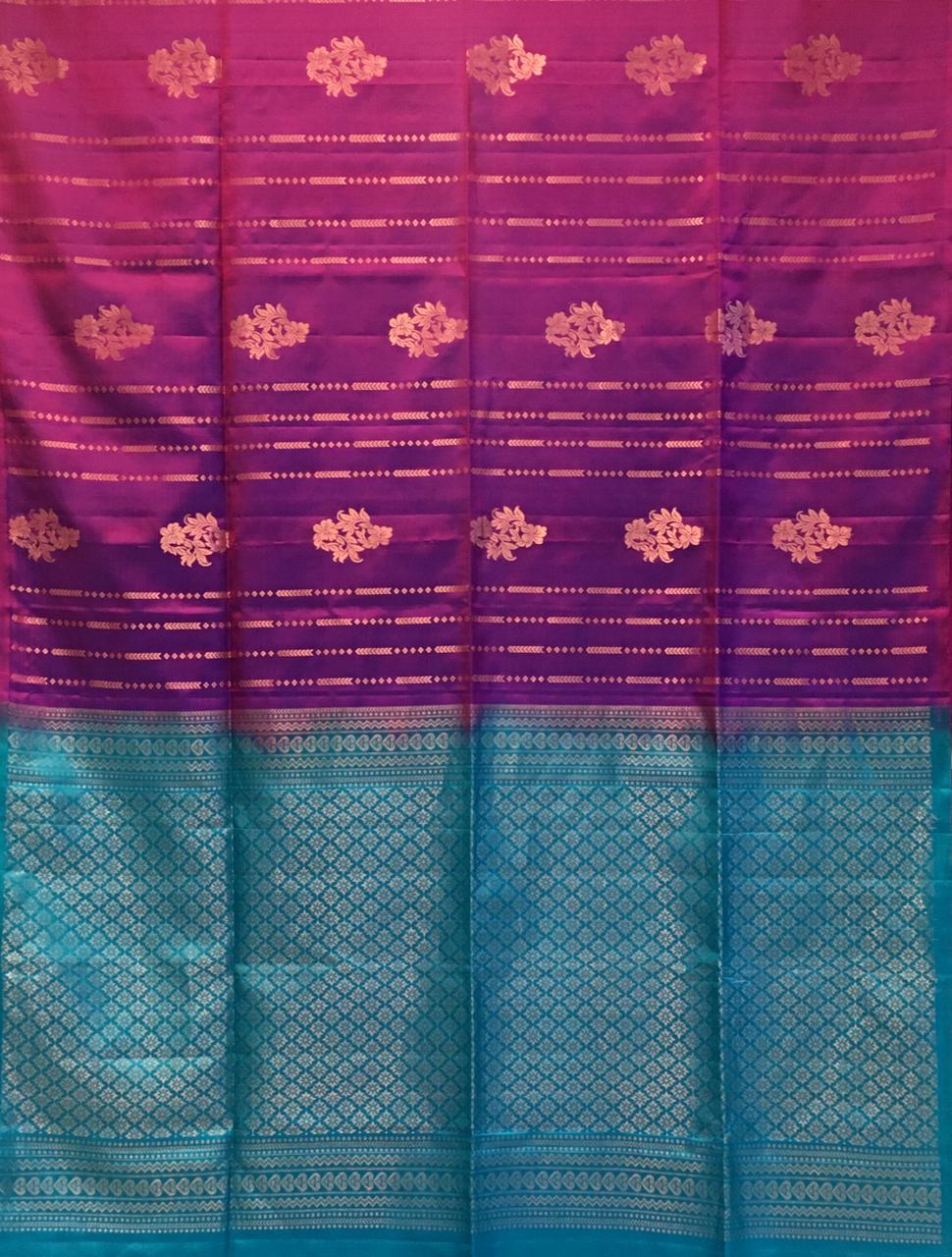 Pure kanjivaram soft silk saree (Product code: 3348)
