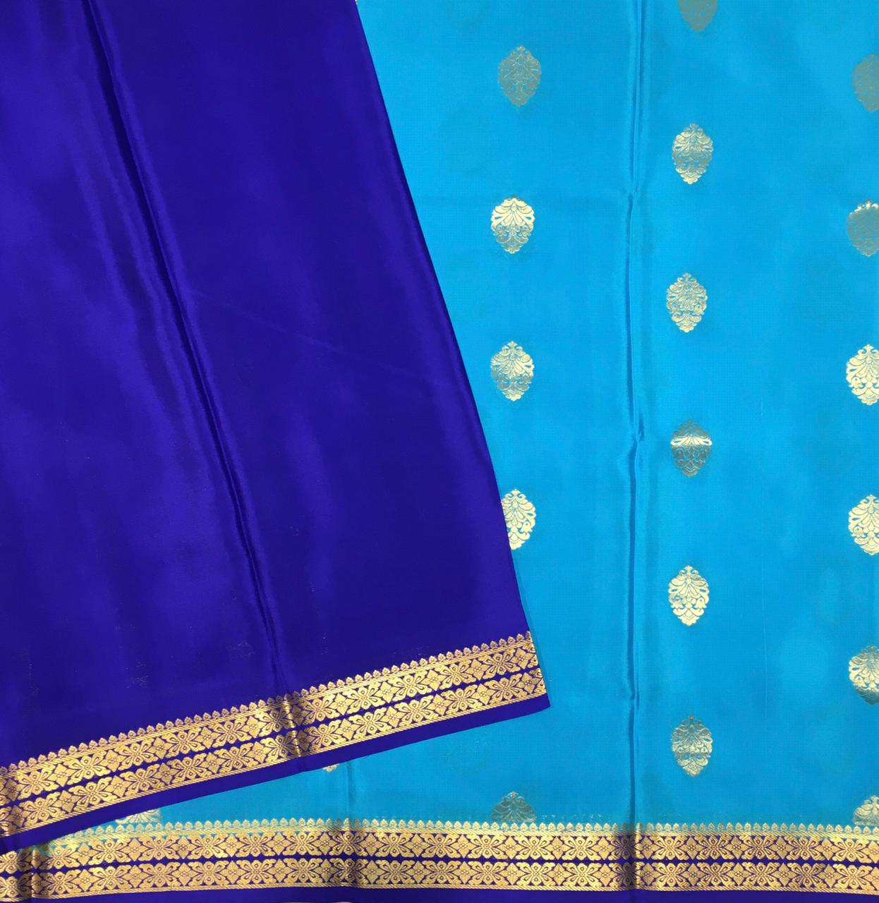 Pure Mysore Crepe Saree (Product Code:1546)