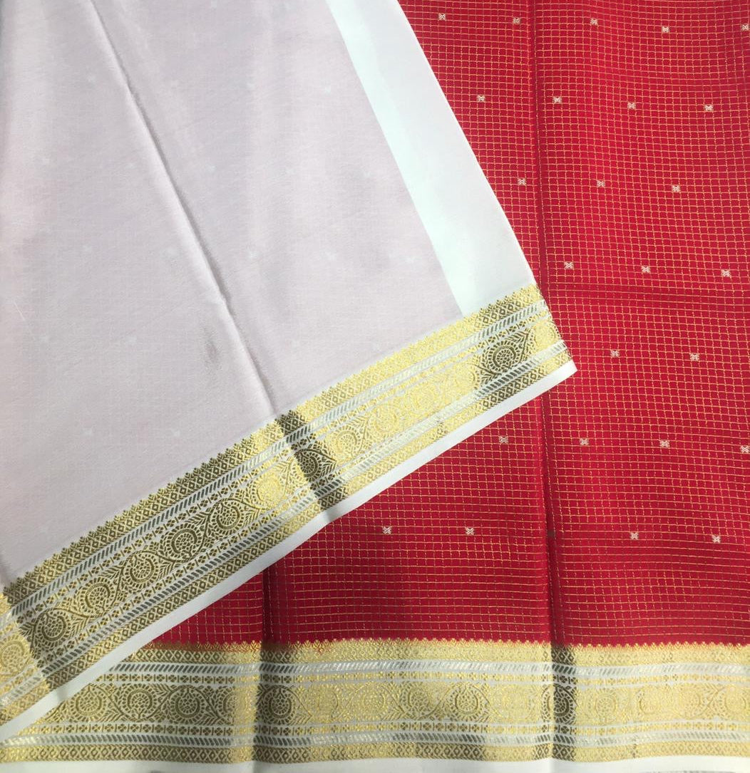 Pure Mysore Crepe Saree (Product Code: 4416-03)