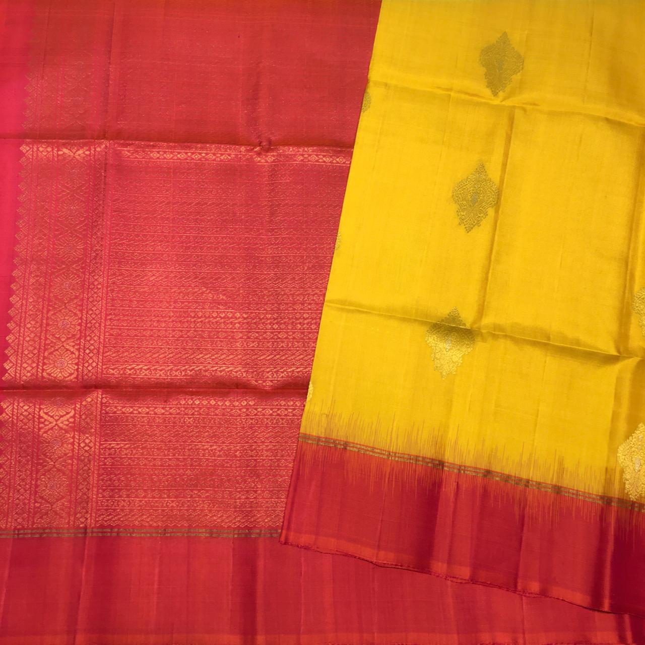 Pure Kanjivaram Soft Silk Saree (Product Code: 4373)