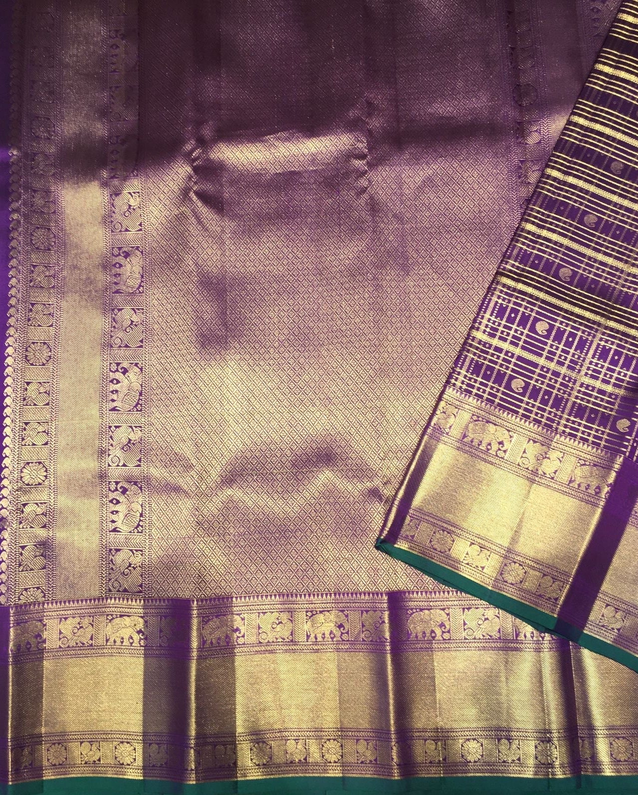 Pure Kanjivaram Bridal Silk Saree (Product Code: 4593)