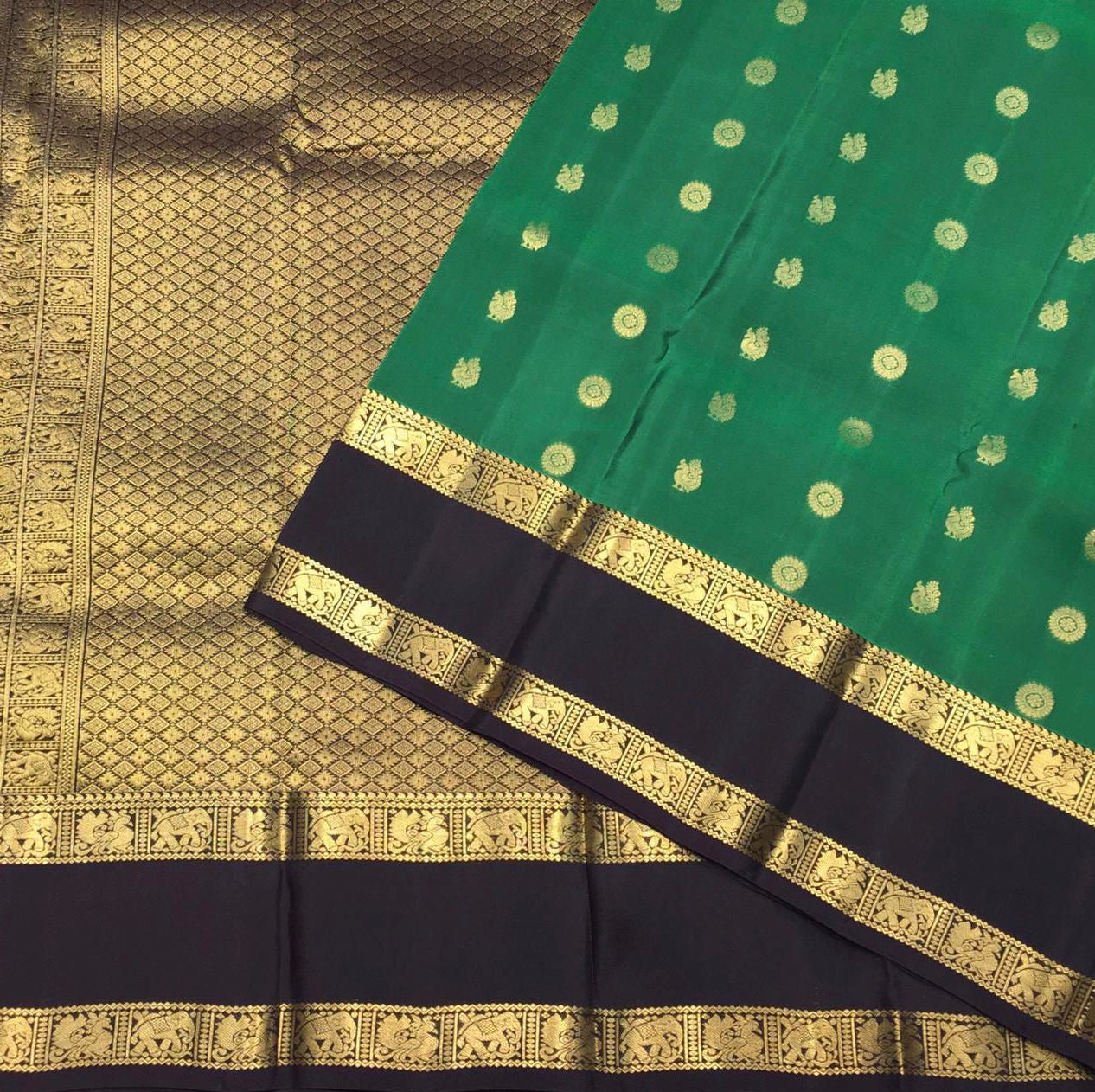 Pure Mix Kanjivaram Silk Saree (Product Code: 4221)