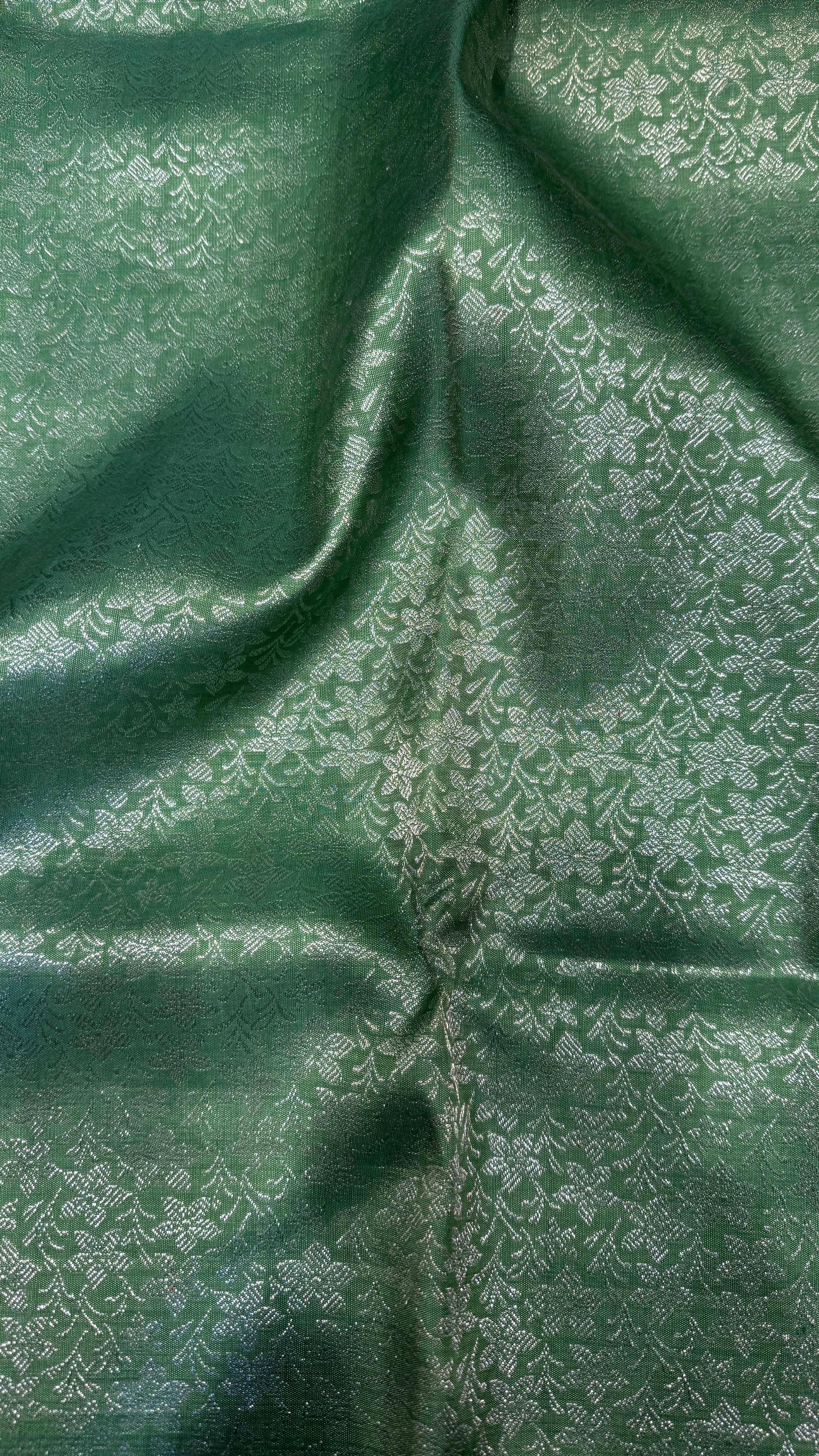 Pista Green Bridal Kanjivaram Silk Saree-view2